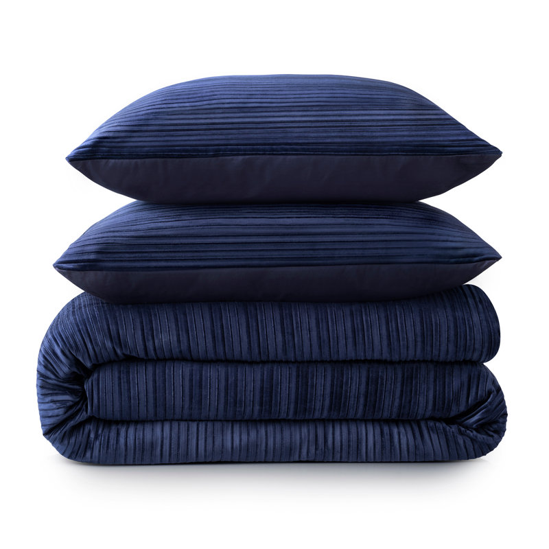 Martha Stewart Velvet Duvet Cover Set & Reviews Wayfair